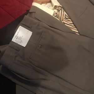 Men’s Two Piece Suite With Shirt And Tie